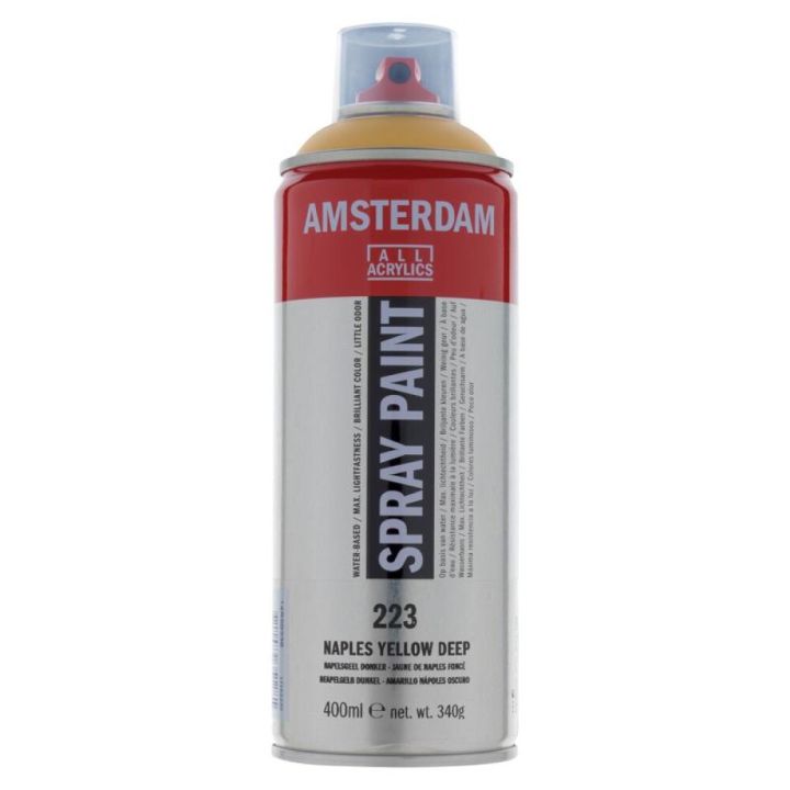 Akrýlsprey 400ml Amsterdam Naples Yellow Deep