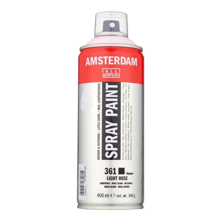 Akrýlsprey 400ml Amsterdam Light Rose