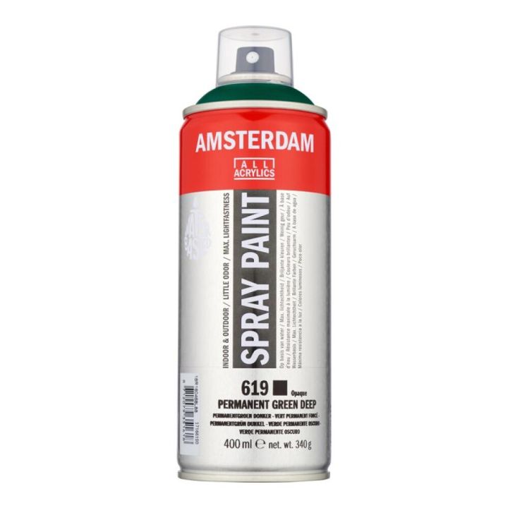 Akrýlsprey 400ml Amsterdam Permanent Green Deep