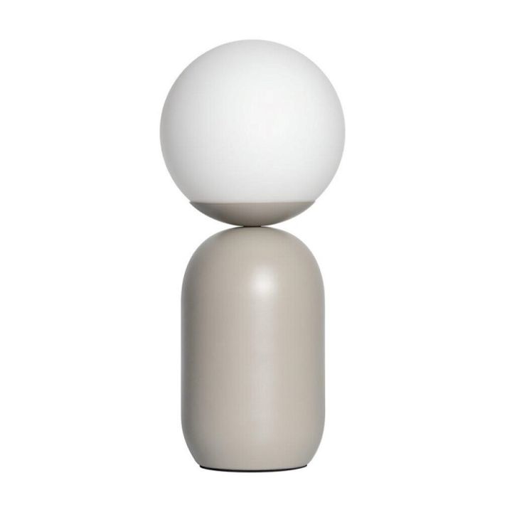 Borðlampi E14 Notti grár 35 cm
