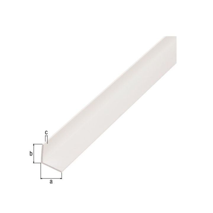 Vinkill PVC 20x20x1,5 mm 1 m hvítur