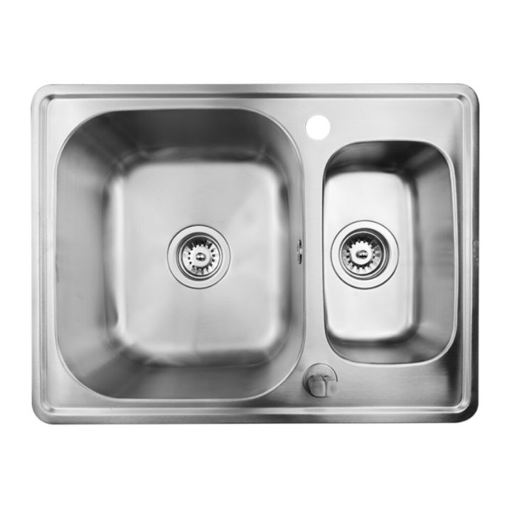 Stálvaskur 1½ hólf 620x470 mm Oulin