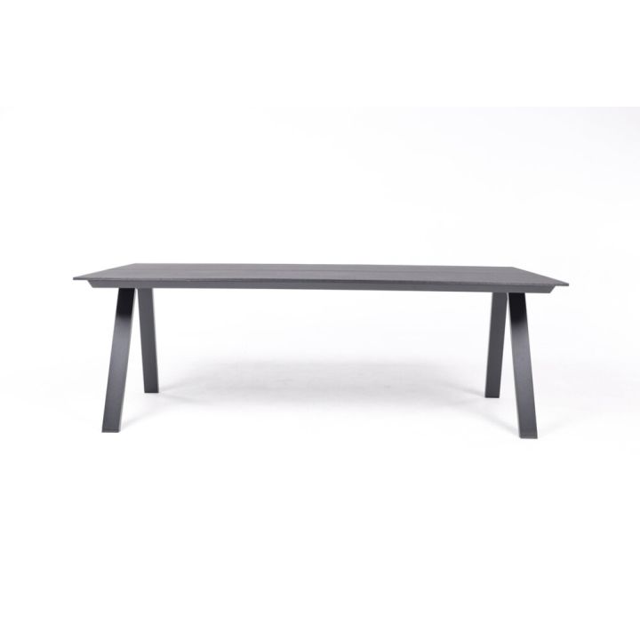 Garðborð Cathrine 220x100cm grátt