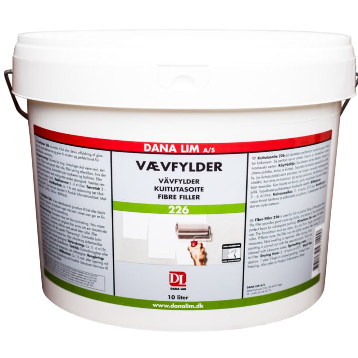 Grunnur fyrir fíber veggfóður 10L