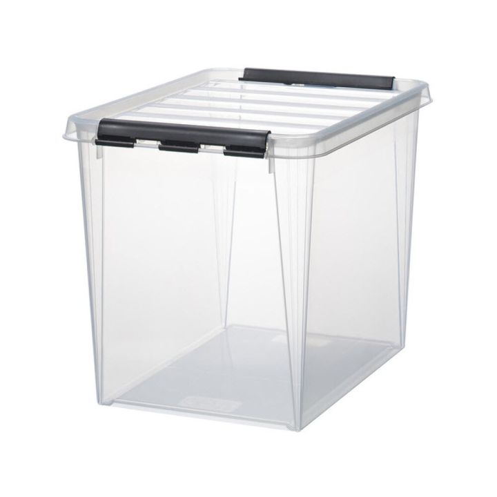 Plastkassi með loki 25L SmartStore Classic 16 glær