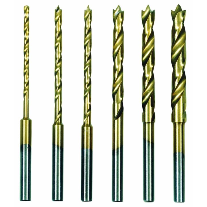 Borasett 6stk HSS Proxxon
