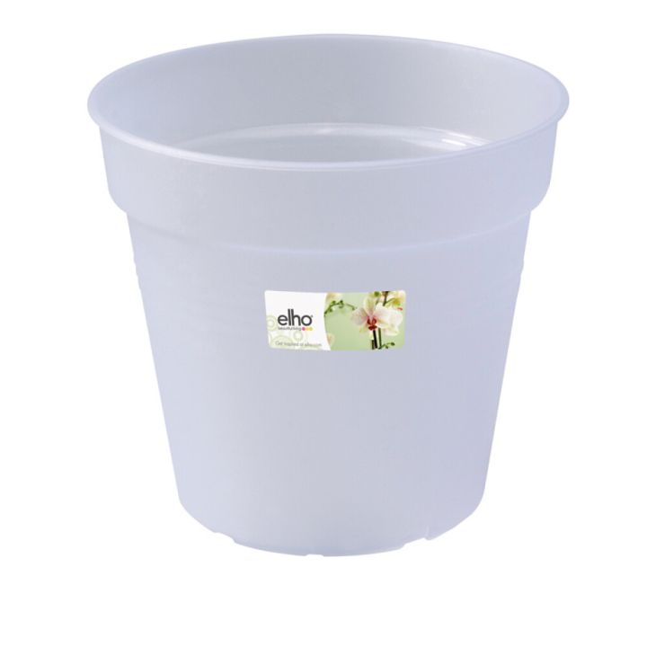 Orkideupottur Green Basics Orchid Ø13cm matt hvítur