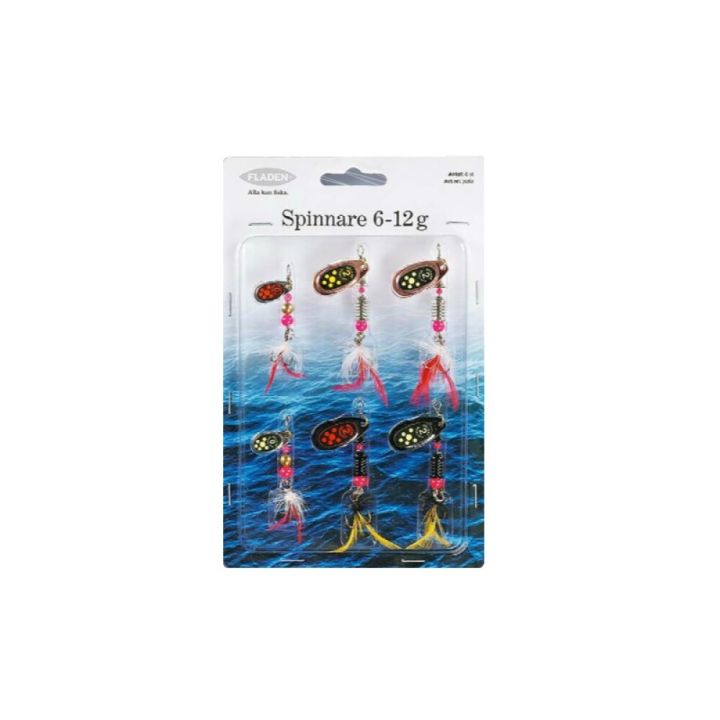Spinner 6-12gr Fladen Fishing 6stk