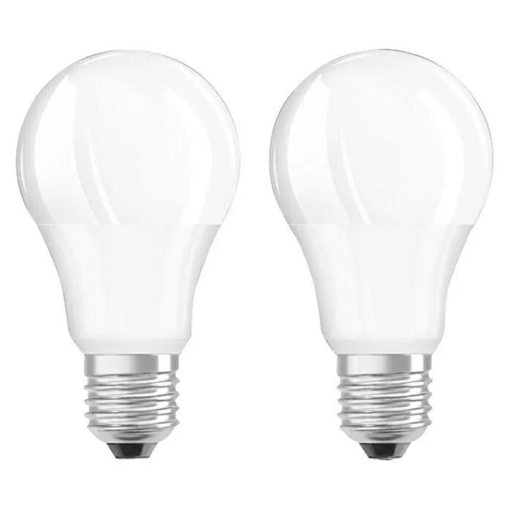 Ljósapera LED E27 11W Voltolux 2stk hvít