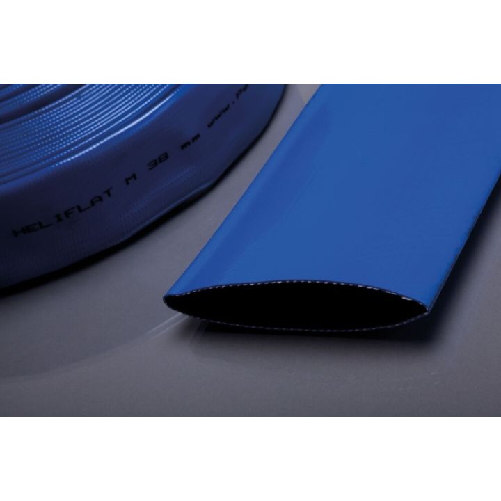 Flöt slanga 2" (verð á m) blá