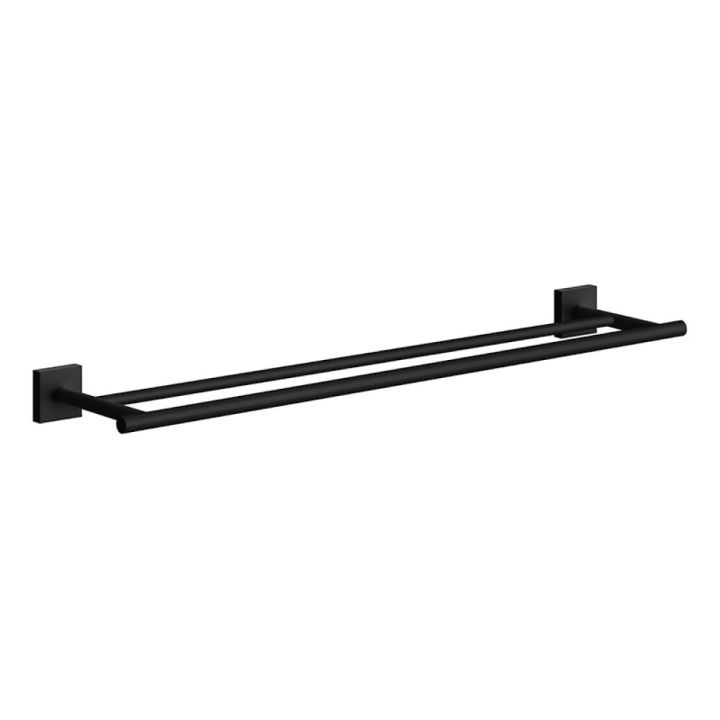 Handklæðaslá tvöföld 64,8cm Smedbo Home svört