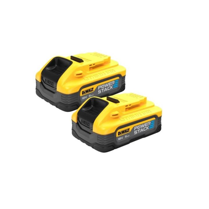 Rafhlaða 2 stk 18V XR 5Ah DeWALT Powerstack DCBP518H2-XJ