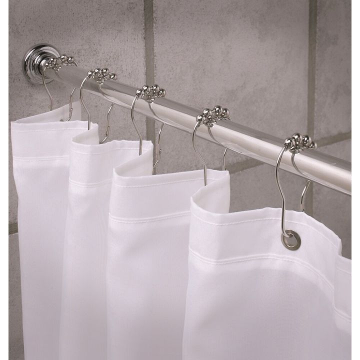 Krókar með kúlum fyrir sturtuhengi 12stk Debel málmur