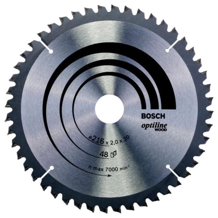 Hjólsagarblað 216x30 48T Bosch Optiline