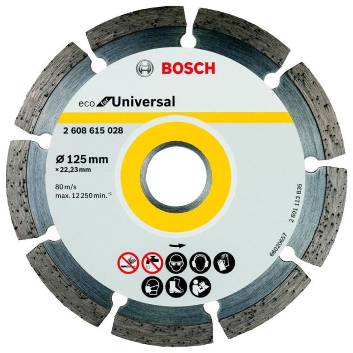 Skurðarskífa demants 125x2 mm Bosch