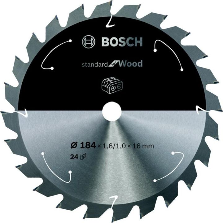 Hjólsagarblað 184x16 24T Bosch Standard Wood