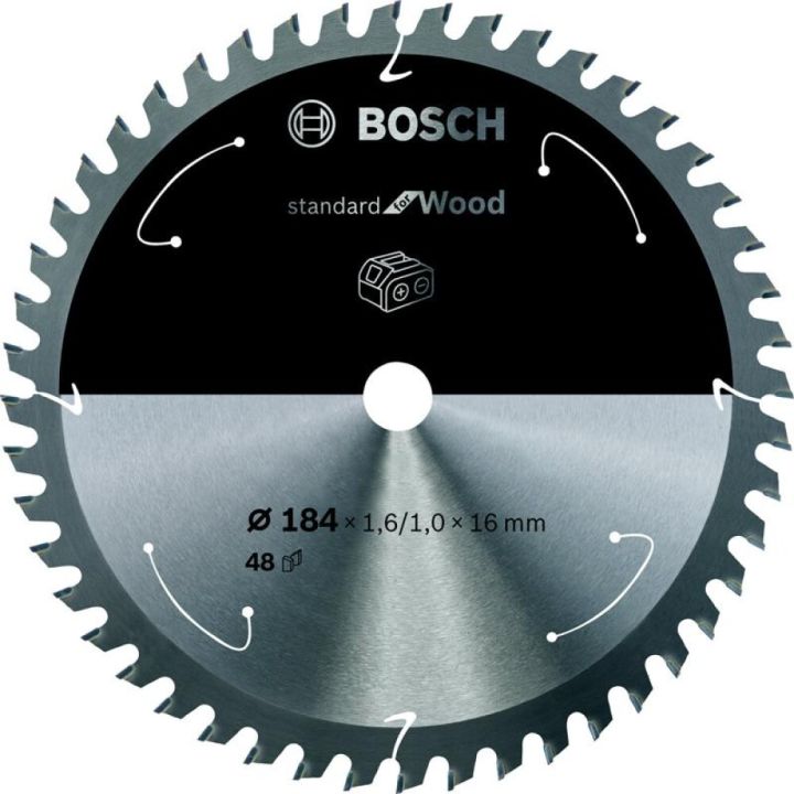 Hjólsagarblað 184x16 48T Bosch Standard Wood