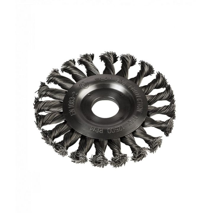 Vírbursti flatur Ø115mm 22-23 Craftomat