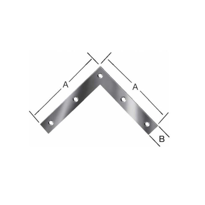 Flatjárn L 100x100x16mm Vormann galv.
