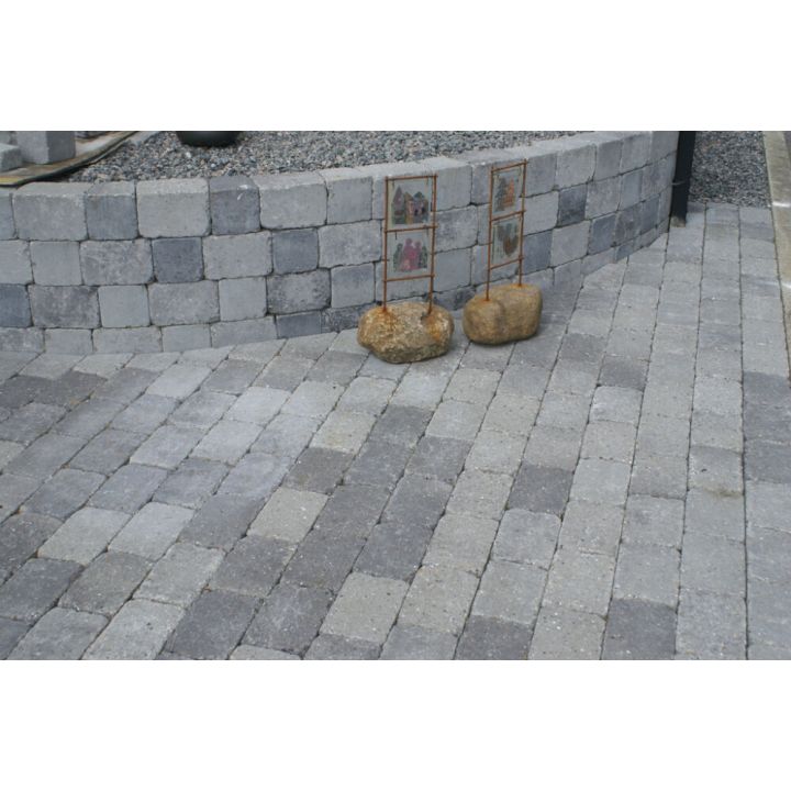 Grófur kanntsteinn 14x21x14 cm IBF grá blandað