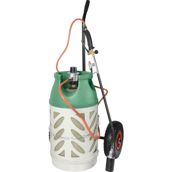 Illgresisbrennari með gaskútstrillu Grouw