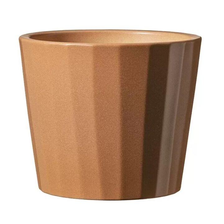 Blómapottur Barista Cappuccino Ø13cm brúnn