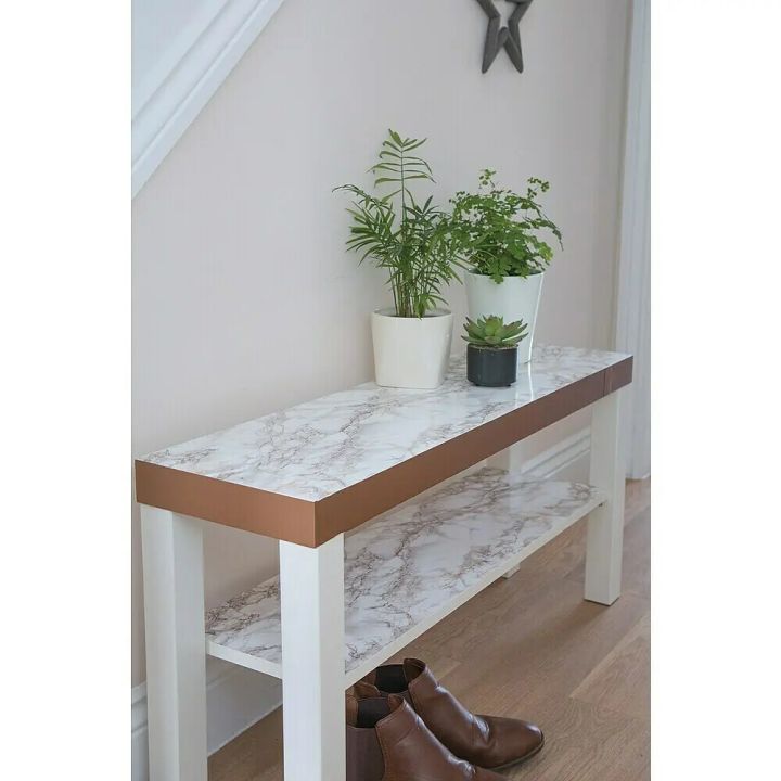 Filma marmor cortes, 67.5cmx2m brún