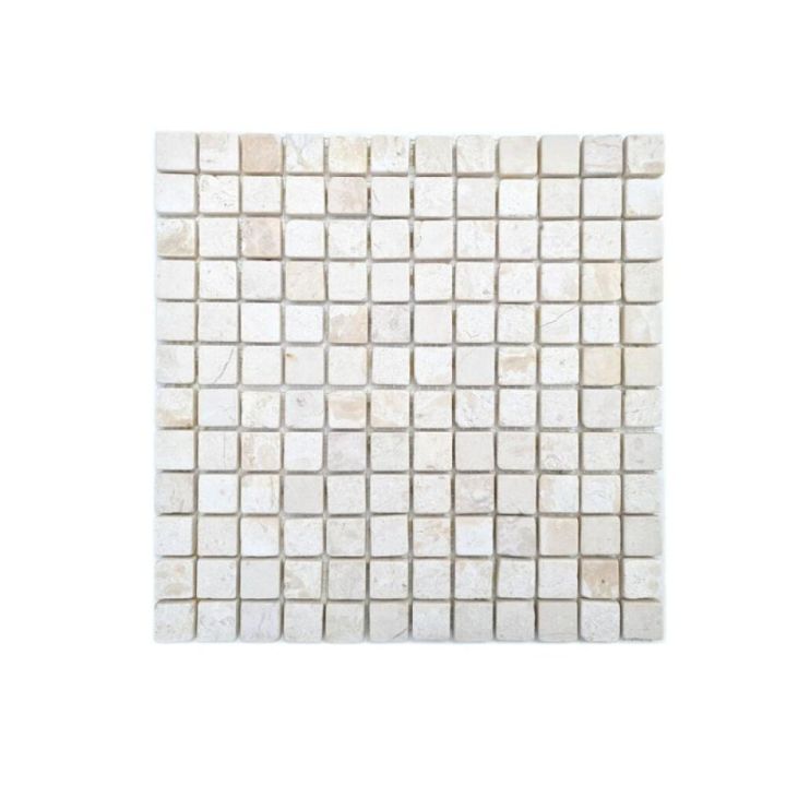 Mósaíkflís Square Uni 30,5 x 30,5 x 10mm matt hvít