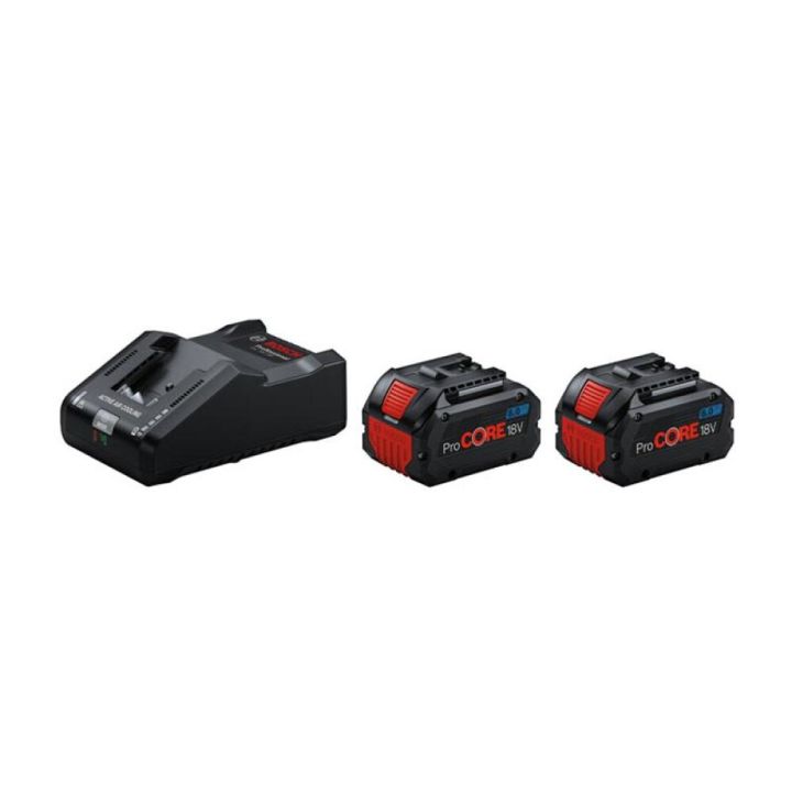 Hleðslutæki og rafhlöður 18V 2x8Ah Bosch ProCore