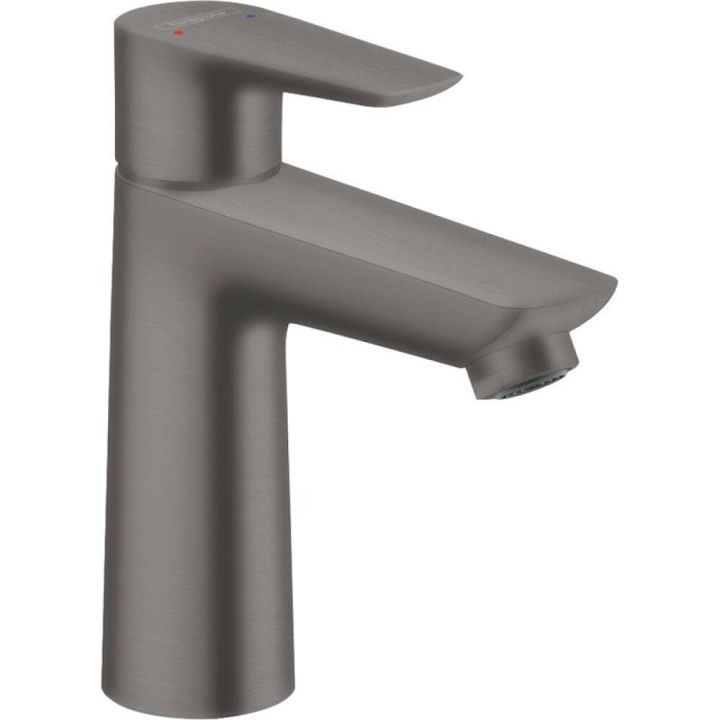 Handlaugartæki Hansgrohe Talis E110 Svart með botnventil