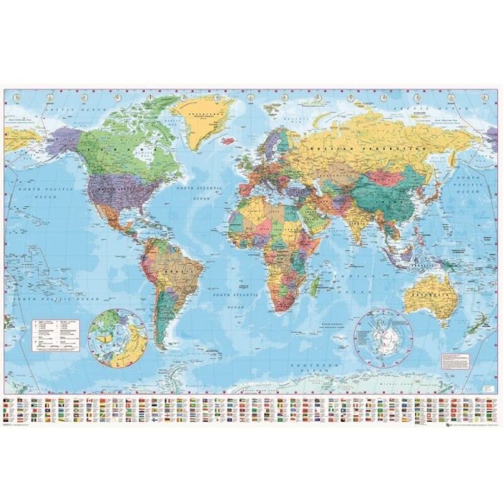 Heimskort 80x120cm LaFinesse