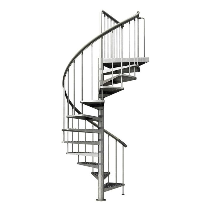 Hringstigi Ø185 cm 11+1 þrep 246-282 cm Toronto stál