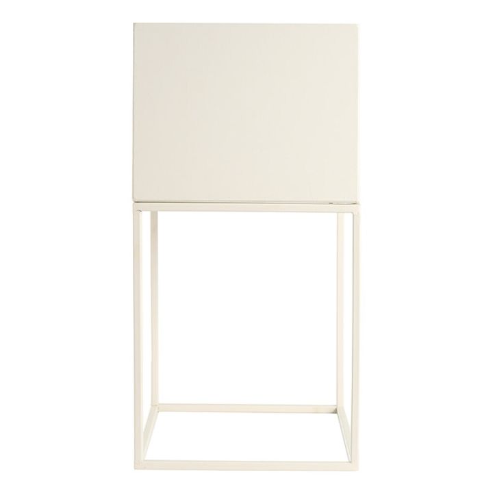 Plöntustandur 28x28cm hvítur