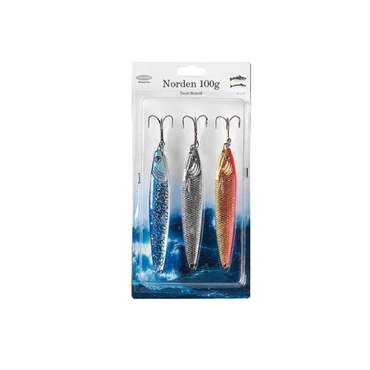Spúnar 100g 3 stk Fladen Fishing