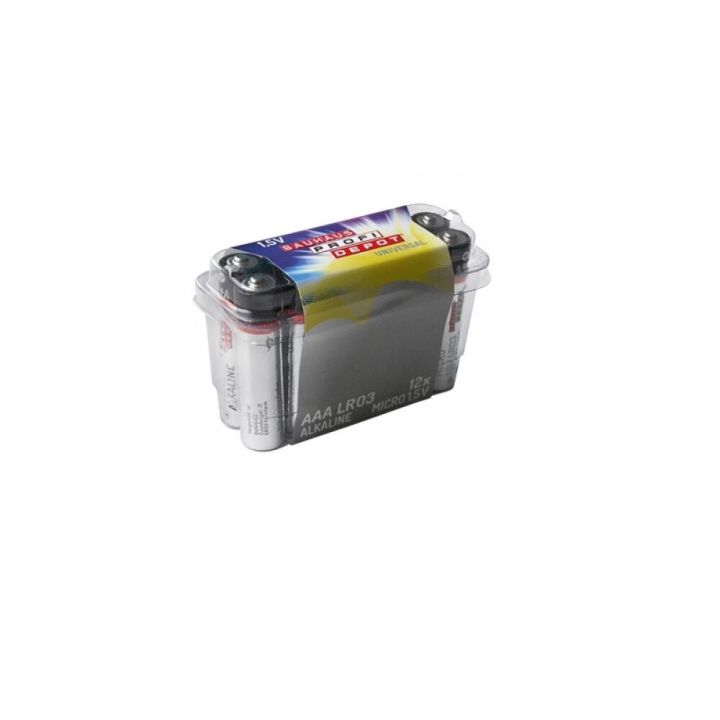 Rafhlöður AAA Profi Depot LR03 12 stk
