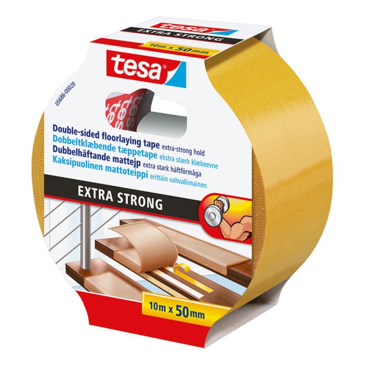 Teppalímband 50mm x 10m Tesa Carpet Strong