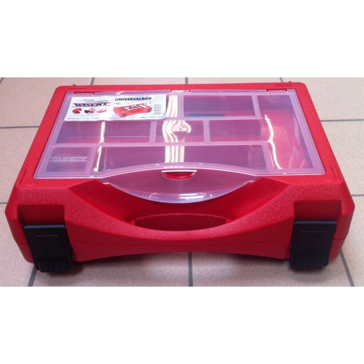 Verkfærakassi með tvemur hólfum Wisent Universal