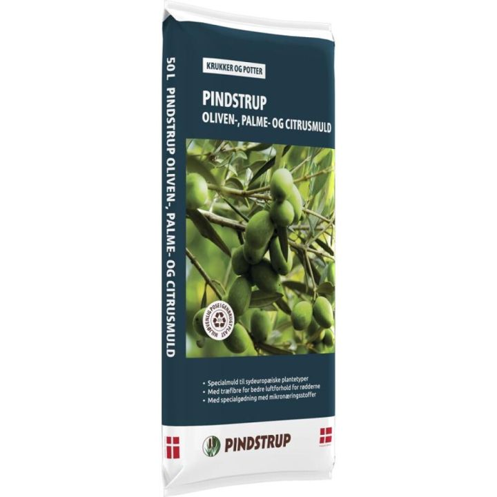 Ólífu- Pálma og sítrusmold 50L Pindstrup