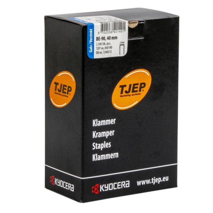 Hefti 40mm Tjep BE-90 3500stk Tjep rafgalv