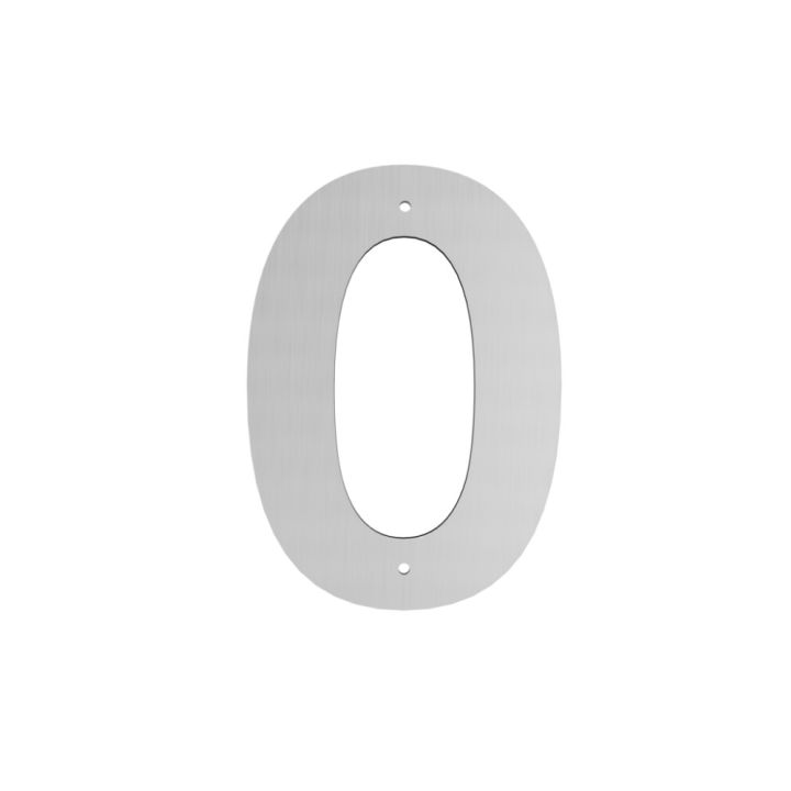 Húsnúmer nr. 0 Allux 10 cm galv.
