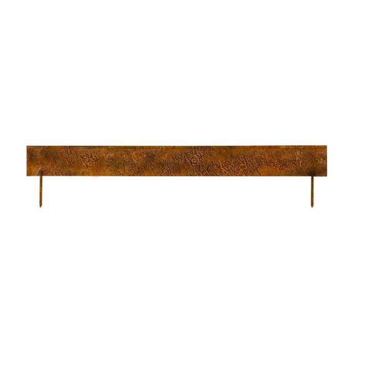Beðkantur hrájárn 100x35cm með jarðfestingu Garden Life