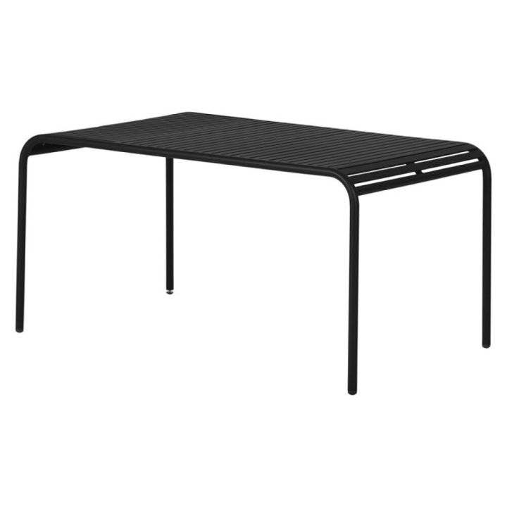 Garðborð 150x90cm Alva svart