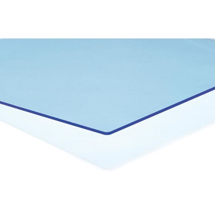 Plastplata 1000x750x3 mm Rias blátt