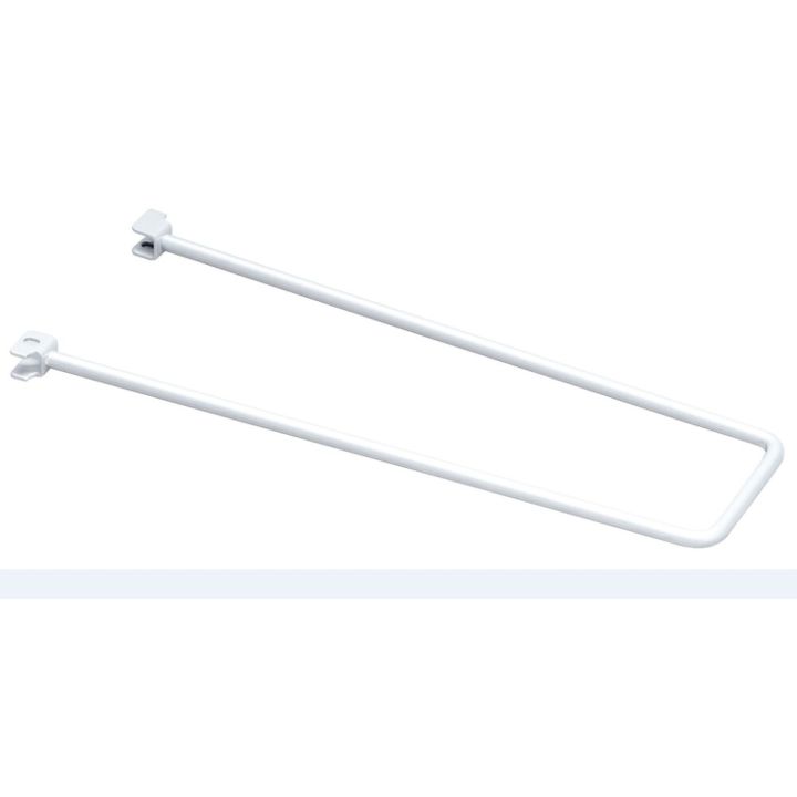 Bókastopp fyrir hillu 8x25cm Element System hvítt