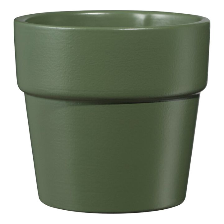 Blómapottur Lima dökkgrænn Ø7cm Soendgen Keramik