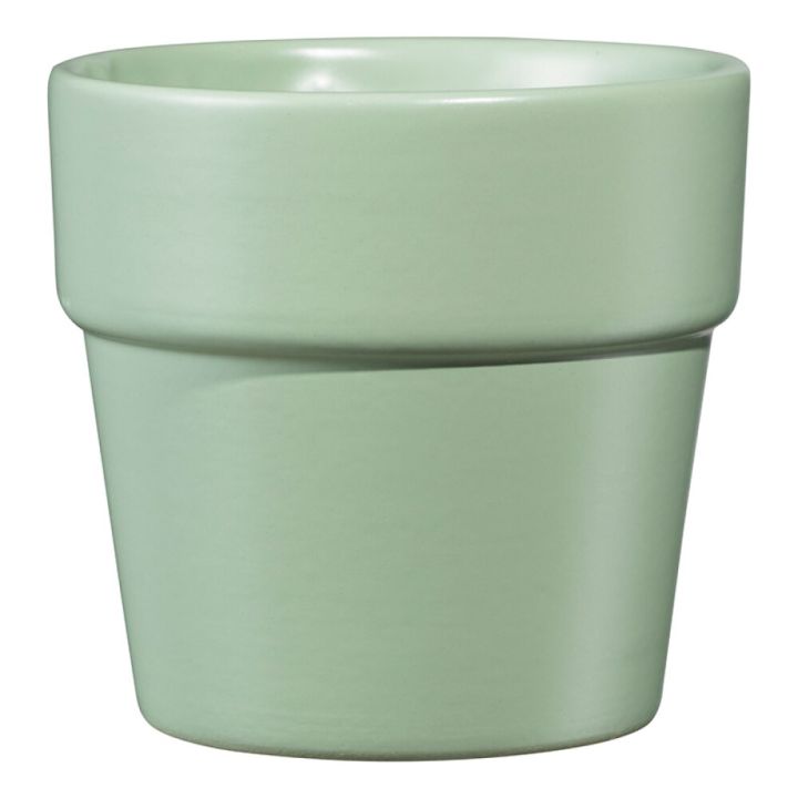Blómapottur Lima ljósgrænn Ø7cm Soendgen Keramik