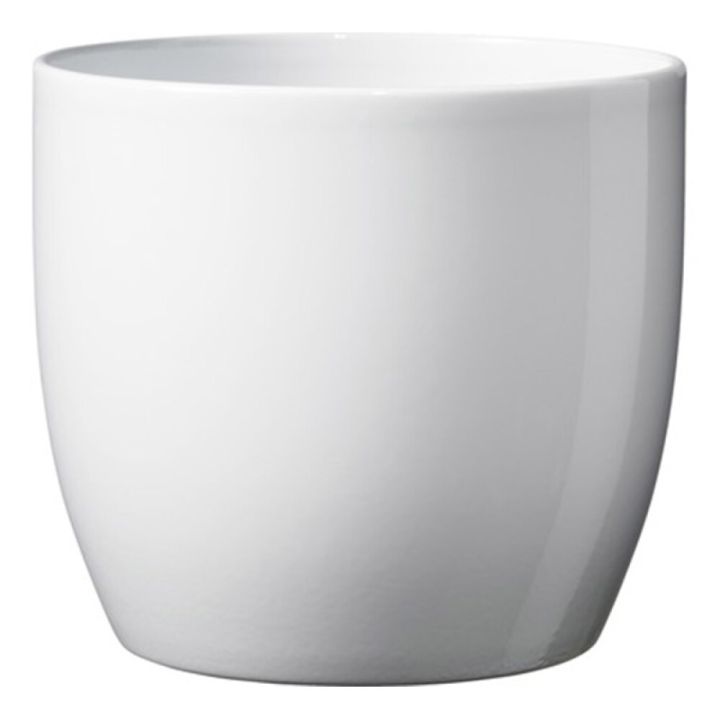 Blómapottur Basel Ø10cm hvít