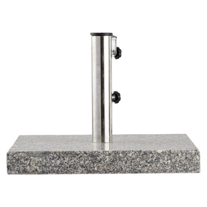 Sólhlífarfótur 60 kg ferkantaður granít Sunfun grár