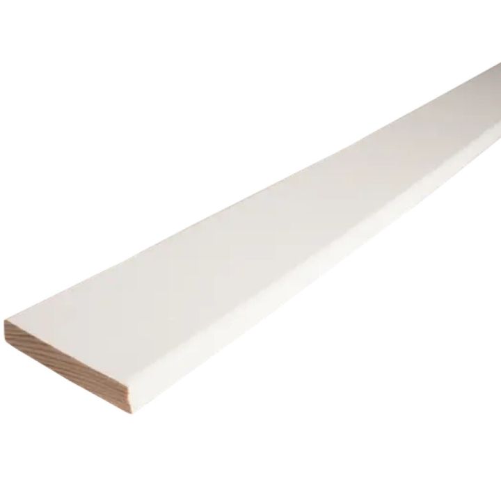 Frágangslisti 9x55x3000mm Frøslev hvítur