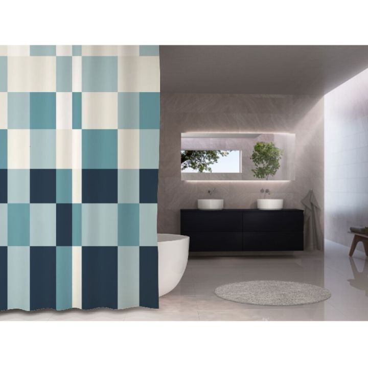 Sturtuhengi 180x200cm Debel Bricks blátt